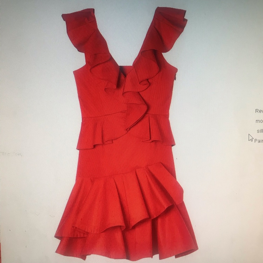 Rebecca Taylor Cotton Ruffle Dress 💃